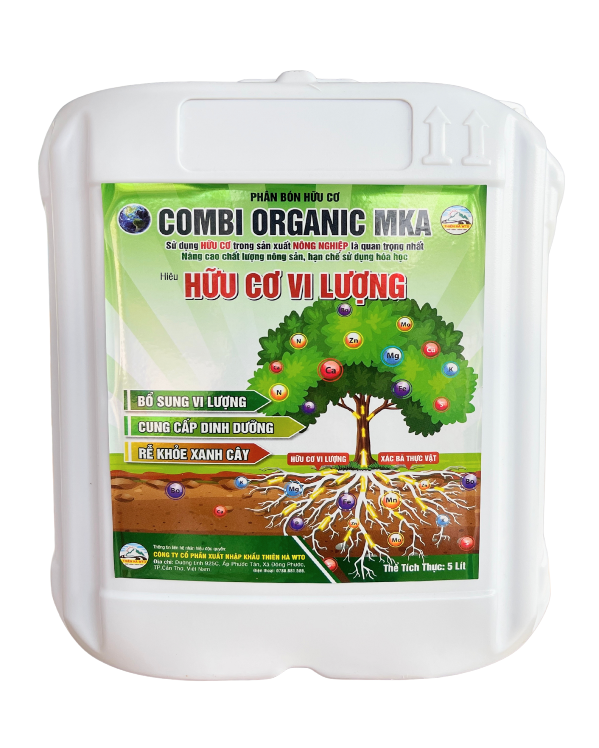 COMBI ORGANIC MKA - HỮU CƠ VI LƯỢNG (CAN 5 LÍT) 
