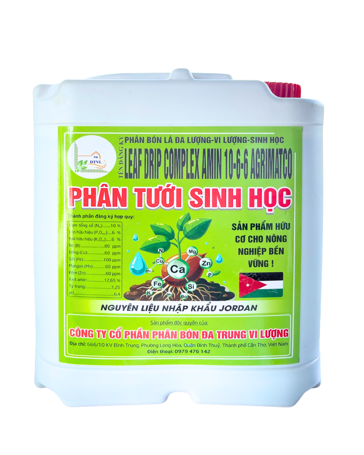 PHÂN TƯỚI SINH HỌC - Phân Bón Lá Đa Lượng - Vi Lượng - Sinh Học